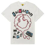 Chinatown Smiley Tape Player T-Shirt - Cream