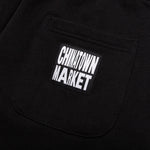 Chinatown Smiley Planter Sweatshorts - Black