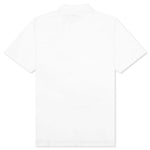 Classic FIt Polo with Logo Emblem Detail - Optic White