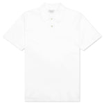 Classic FIt Polo with Logo Emblem Detail - Optic White