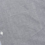 Classic Fit Patchwork Shirt - Light Blue/Grey