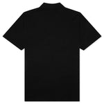 Classic Fit Polo With Logo Emblem Detail - Black