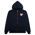 Classic Zip-Up Hoodie - Navy