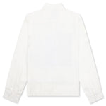 Cloud Smile LS Button Up Shirt - White