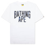 Color Camo Bathing Ape Tee - White