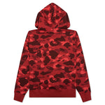 Color Camo Pullover Hoodie - Red