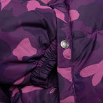 Color Camo Reversible Down Jacket - Purple
