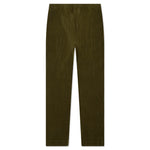 Color Pleats Pants - Olive Khaki