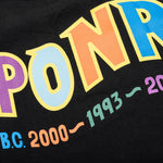 Colors Shark Ponr Tee - Black