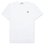 Comme Des Garcons PLAY Little Black Heart T-Shirt - White