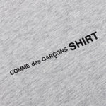 Comme Des Garcons SHIRT L/S Chest Logo Tee - Grey