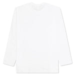 Comme Des Garcons SHIRT L/S Chest Logo Tee - White