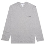 Comme Des Garcons SHIRT L/S Logo Tee - Grey