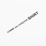 Comme Des Garcons SHIRT L/S Logo Tee - White