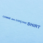 Comme Des Garcons SHIRT Logo S/S Tee - Blue