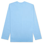 Comme Des Garcons SHIRT Logo L/S Tee - Blue