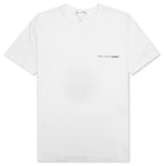 Comme Des Garcons SHIRT Logo S/S Tee - White