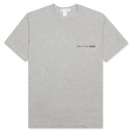 Comme Des Garcons SHIRT S/S Chest Logo Tee - Grey