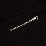 Comme Des Garcons SHIRT Small Back Logo S/S Tee - Black