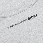 Comme Des Garcons SHIRT Small Back Logo S/S Tee - Grey