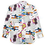 Comme Des Garcons SHIRT x KAWS Classic Shirt - White/Print 1
