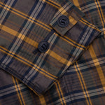 Plaid Blouson - Brown/Green/Yellow