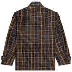 Plaid Blouson - Brown/Green/Yellow