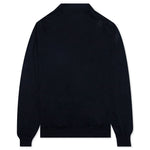 Little Red Heart Cardigan - Navy