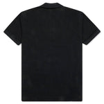 Little Red Heart Polo Shirt - Black