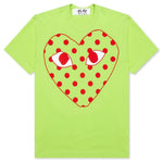 Pastelle Women's Polka Dot Logo T-Shirt - Green
