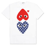 Polka Dot Mirror T-Shirt - White