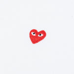 Small Red Heart L/S T-Shirt - White