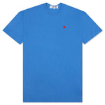 Small Red Heart T-Shirt - Blue