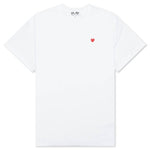 Small Red Heart T-Shirt - White