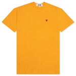 Small Red Heart T-Shirt - Yellow