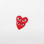 Stacked Heart Hooded Sweatshirt - White