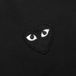 Women's Black Heart Button Up - Black
