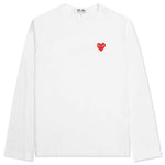 Women's Emblem L/S T-Shirt - White