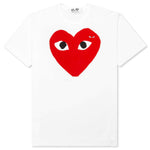 Women's Red Emblem Heart T-Shirt - White/Red
