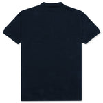 Women's CDG Heart Emblem Polo Tee - Navy