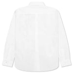 Women's Red Heart Button Up - White