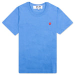Women's Small Heart T-Shirt - Blue