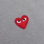 Women's Small Heart T-Shirt - Grey