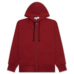 Comme des Garcons PLAY x the Artist Invader Full-Zip Hoodie - Burgundy