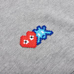 Comme des Garcons PLAY x the Artist Invader Polo - Grey