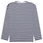 Comme des Garcons PLAY x the Artist Invader Striped L/S Tee - Blue/White