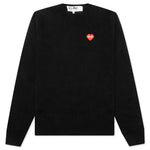 Comme des Garcons PLAY x the Artist Invader V-Neck Pullover - Black