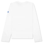 Comme des Garcons PLAY x the Artist Invader Women's L/S Tee - White