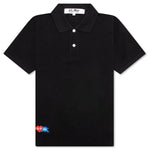 Comme des Garcons PLAY x the Artist Invader Women's Polo - Black
