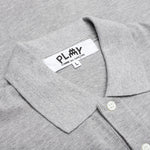 Comme des Garcons PLAY x the Artist Invader Women's Polo - Grey